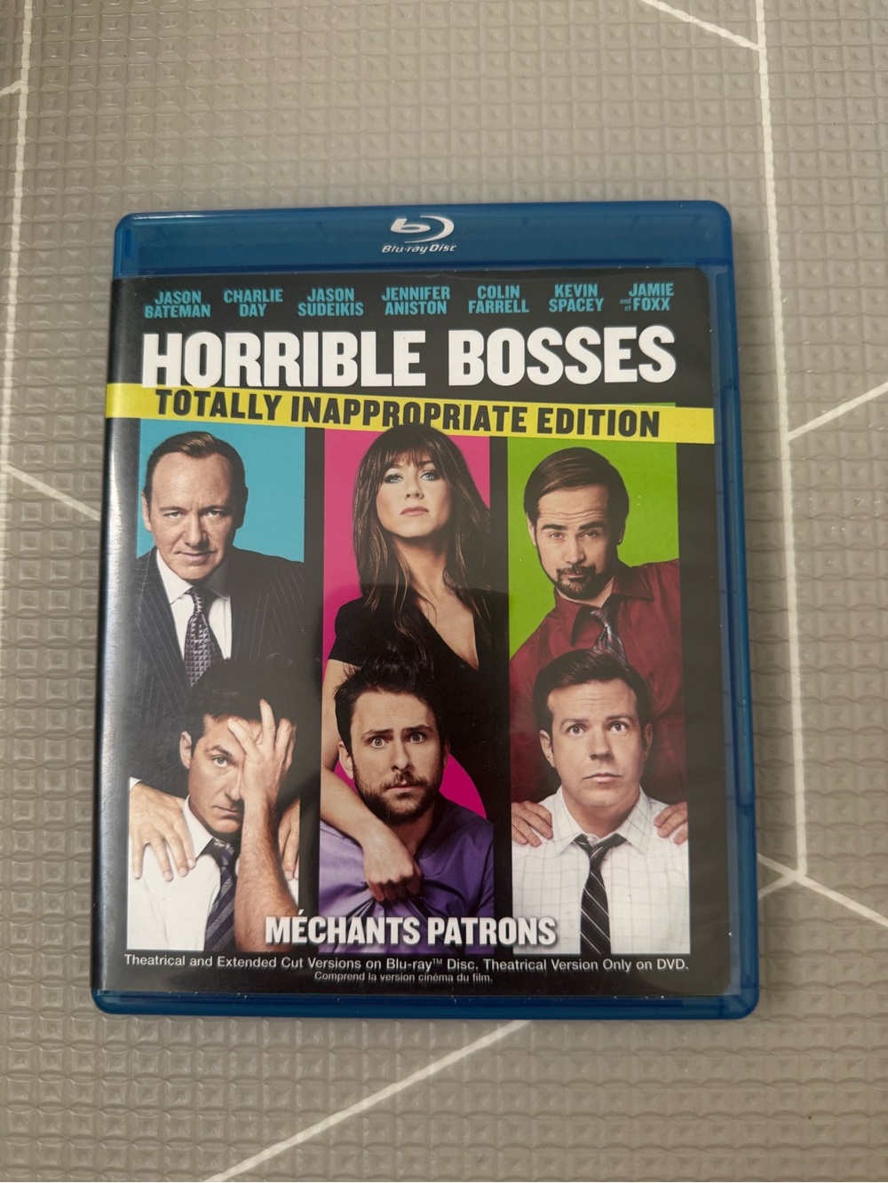 Horrible Bosses Blu-ray - Bright Multicolor Cover